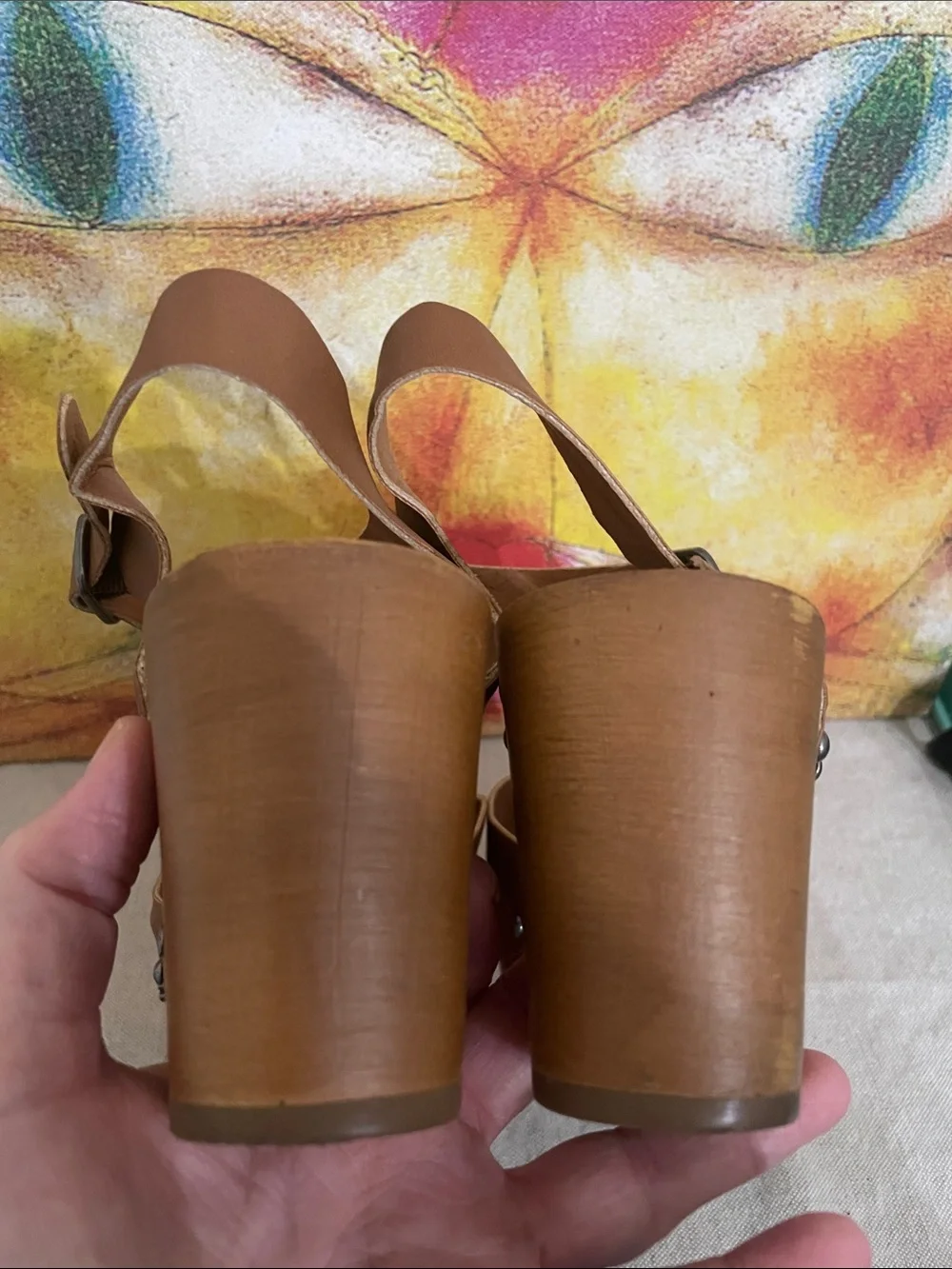 Lucky Brand chunky platform
